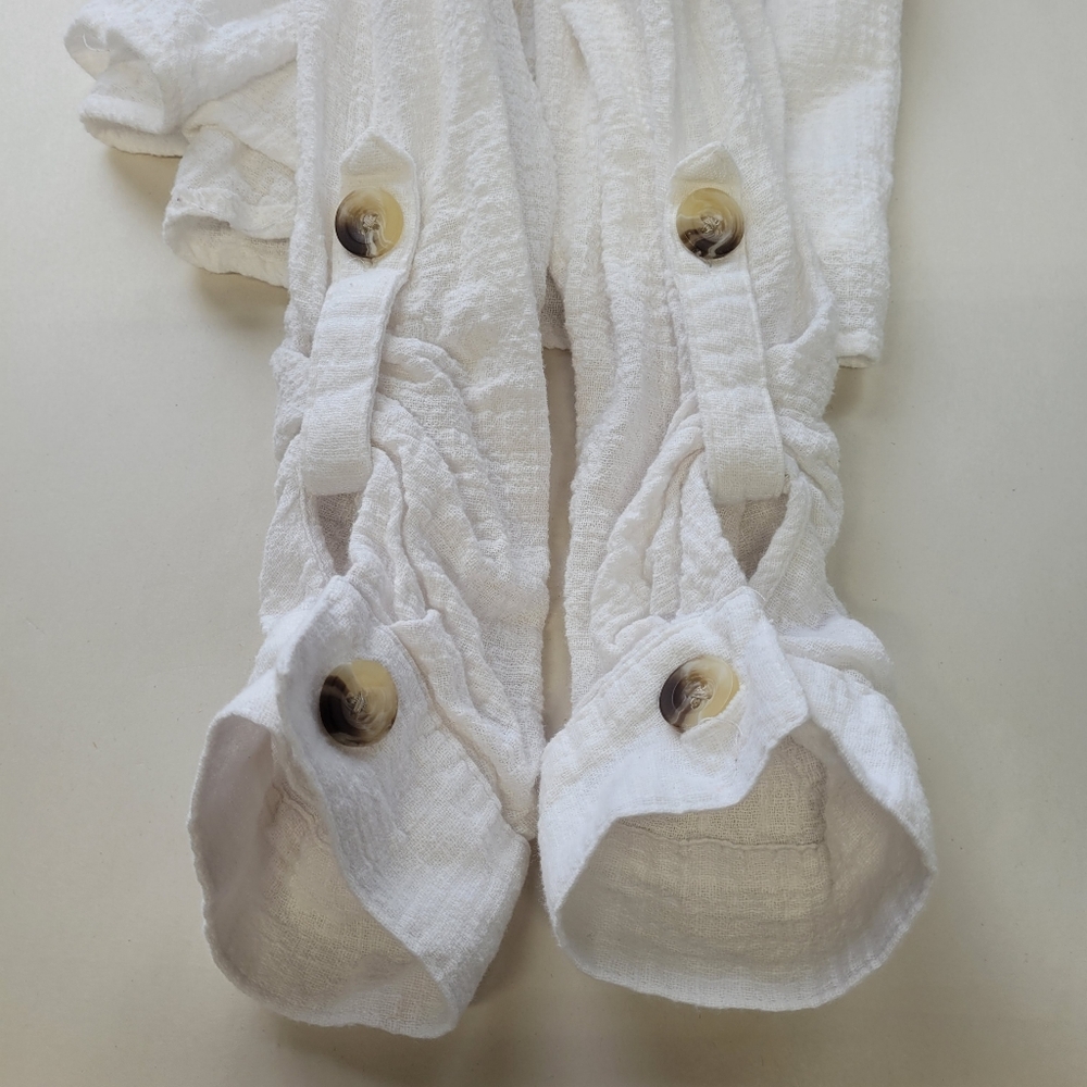 C Est. 1946 by Cato Size XL Long Sleeve Gauze 100% Cotton Blouse Pullover Beach - Picture 8 of 8